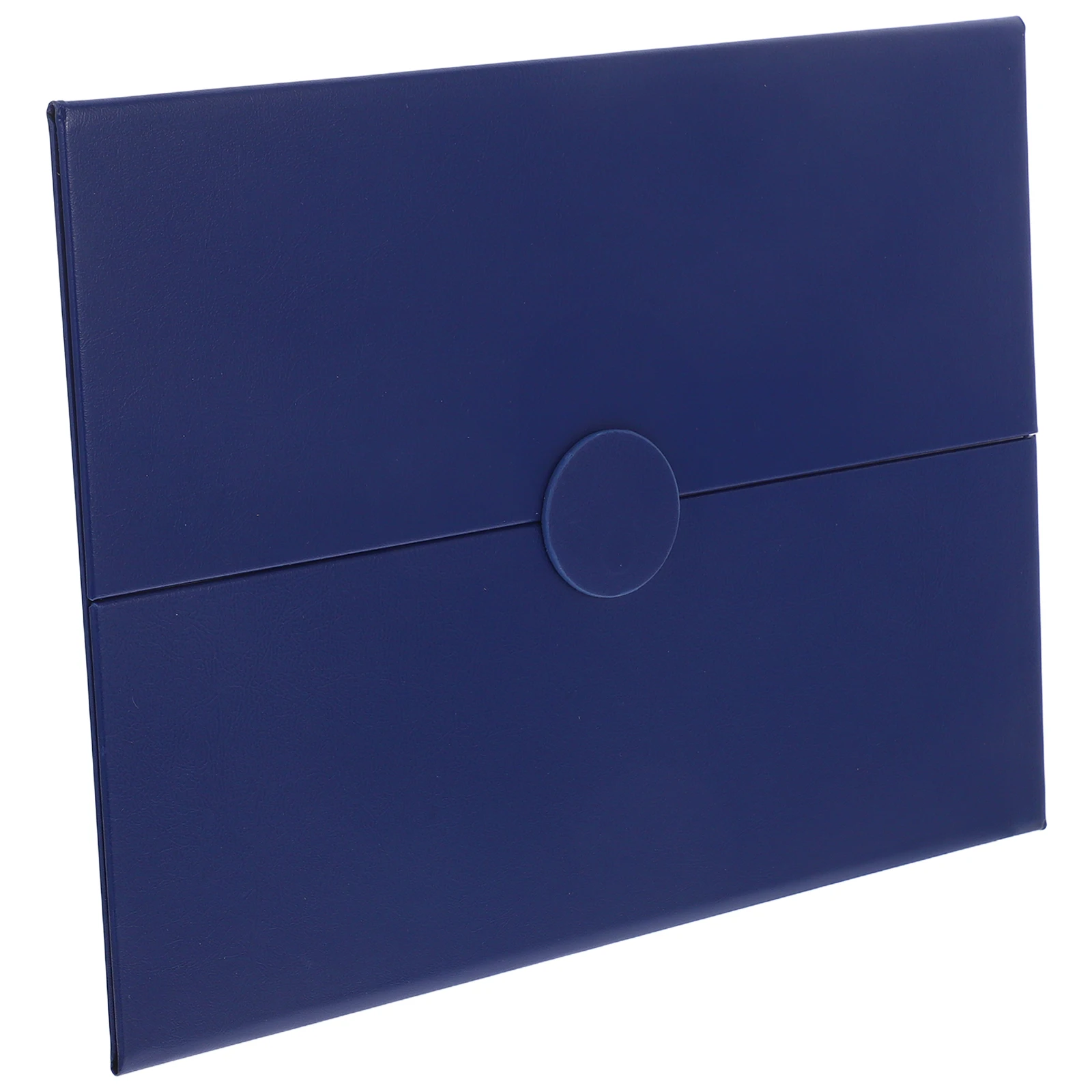 

Graduation Certificate Cover Award Protector Holder Navy Document Trifold Brochure Diploma Protective Case