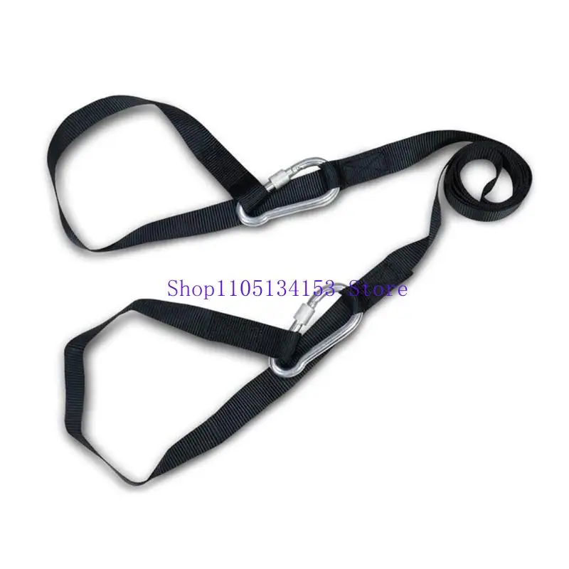 

hg89 Snowmobile Motorcycle Car Vehicle Boat-Tow Rope Strap with Hooks Emergency Heavy Duty Hauling Pulling Line Road Recovery
