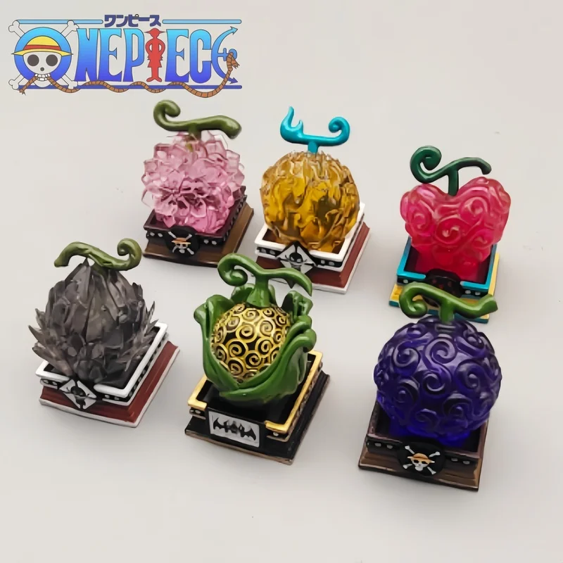 One Piece Gk Devil Fruit Mechanical Keyboard Cross Shaft Customized Resin Transparent Keycaps Collection Decoration Model Doll