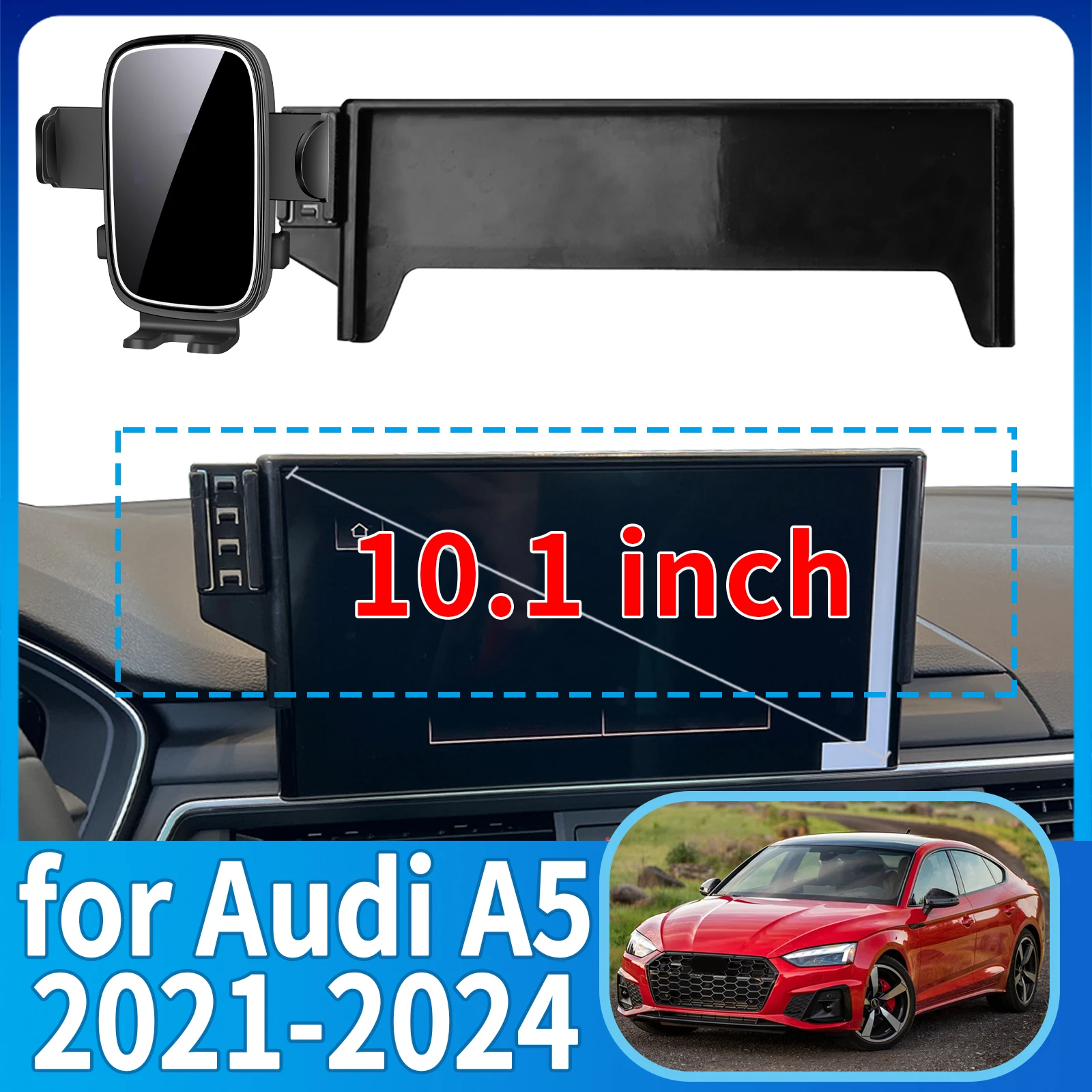 

fit for Audi A5 2021 2022 2023 2024 10.1 inch ​​Phone Holder, Dashboard Screen Mount Bracket Easy Installation​​ Car accessoires