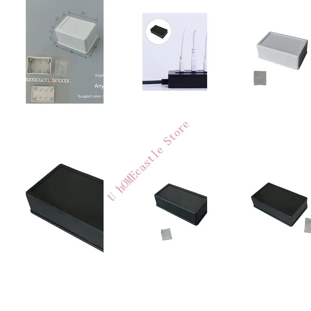 63HF Black and White Color Option Plastic Housing Junction Box Available in Various Size for Flexible Applications
