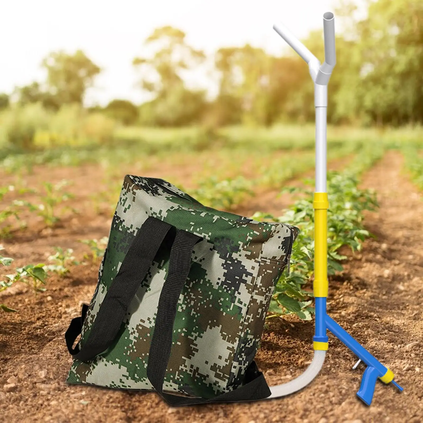 

Fertilizer Spreader Gardening Tool Portable Garden Backpack Comfortable Agricultural Backpack Manual Fertilizer Sprayer for Corn