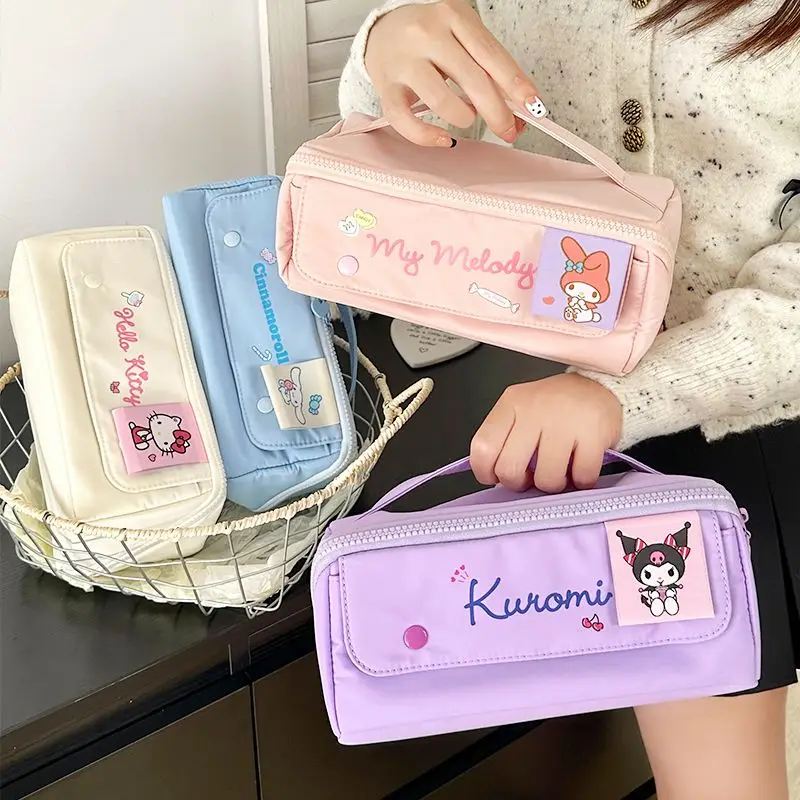

Cartoon Cosmetic pouch Travel Makeup organizer Large Capacity Makeup bag Kawaii Zipper Toiletry kit Portable Lipstick Pouch