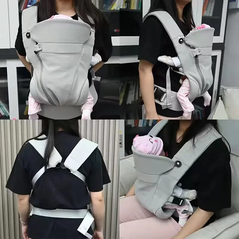 Strap front and rear dual-purpose front carry type summer back go out simple baby carrying lightweight artifact