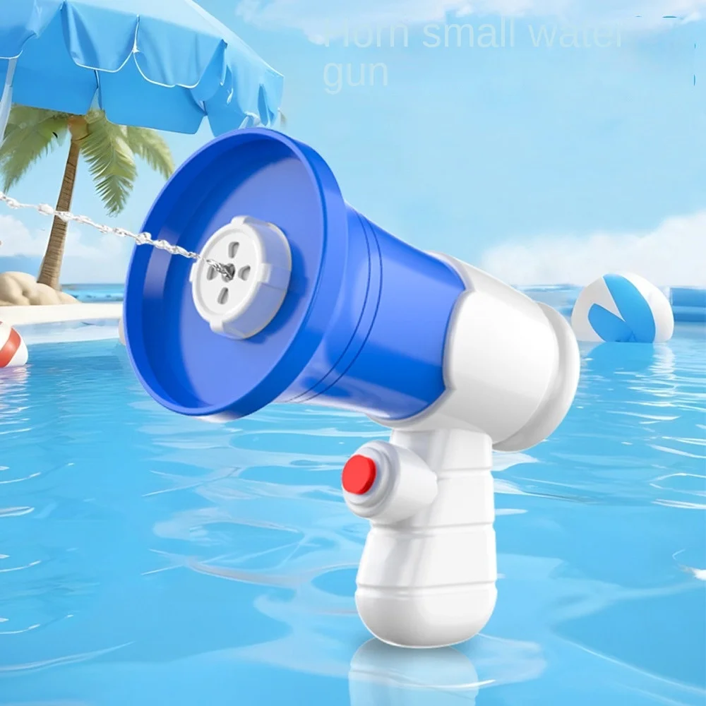 Spritzspray für Kinder, Trompete, Wasser, Handheld, Kunststoff, Trompete, Wasserspray, Spielzeug, niedlich, einfach zu füllen, Horn, Wasserspiel