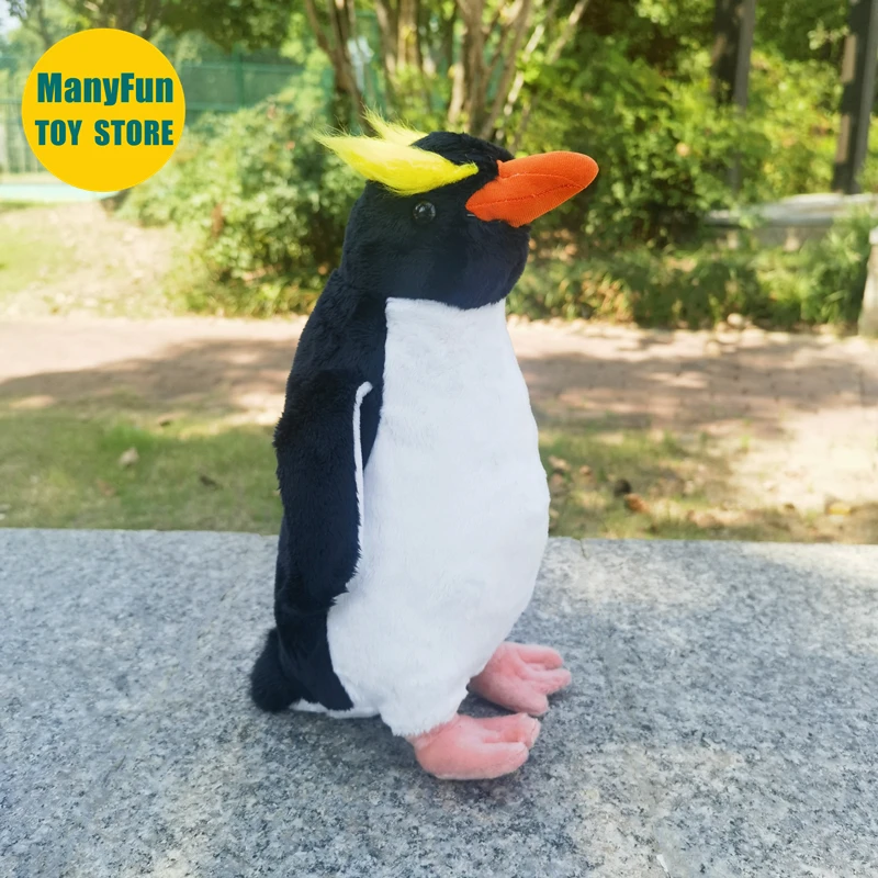 Realistic Fiordland Penguin High Fidelity Penguin Plushie Snares Penguin Plush Toys Lifelike Stuffed Animals Simulation Toys Kid