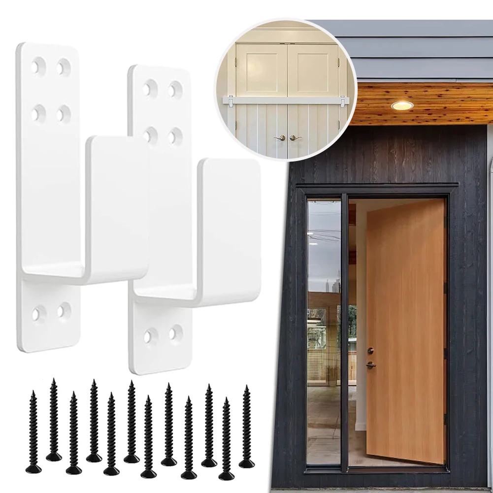 Puerta reforzada para soportes de barricada para barra de seguridad de madera 2x4 con estructura de acero para absorber y evitar la broma de la puerta