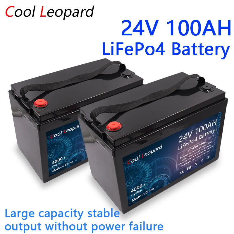 

24V 100AH 120AH LiFePO4 Battery For Inverter Solar Panel Scooter Backup Power Boat Light 24V Lithium Iron Phosphate Battery