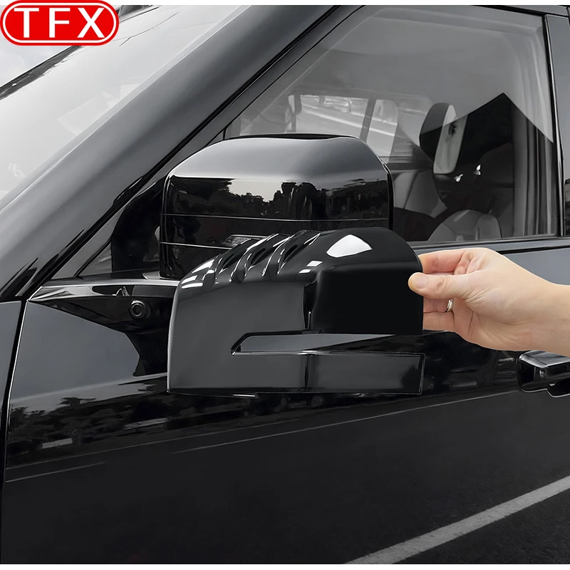 

For BYD Leopard Titanium 7 2025 2026 Car Bull Horn Rearview Mirror Protective Cover Rearview Mirror Decorative Cover Accessories