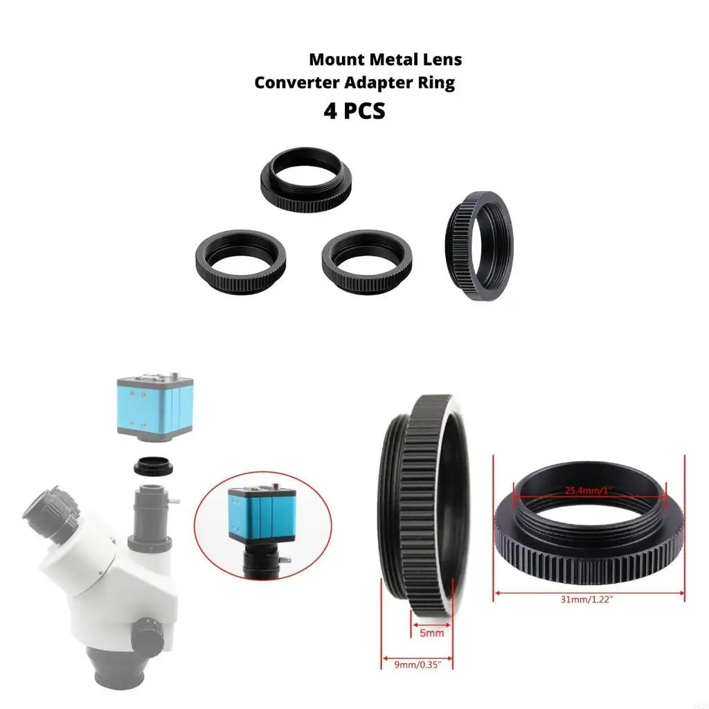G92C Security Camera Mount Adapter Ring Metal Mount Converter Adaptor Ring