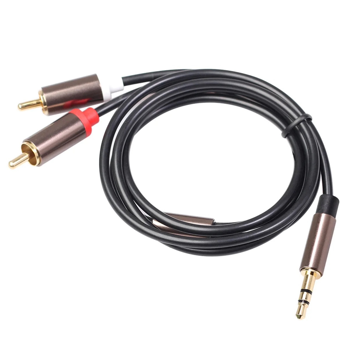 Rca Cable Hifi Stereo 3.5Mm To 2Rca Audio Cable Aux Rca Jack 3.5 Y Splitter for Amplifiers Audio Car Aux Mobile Phone