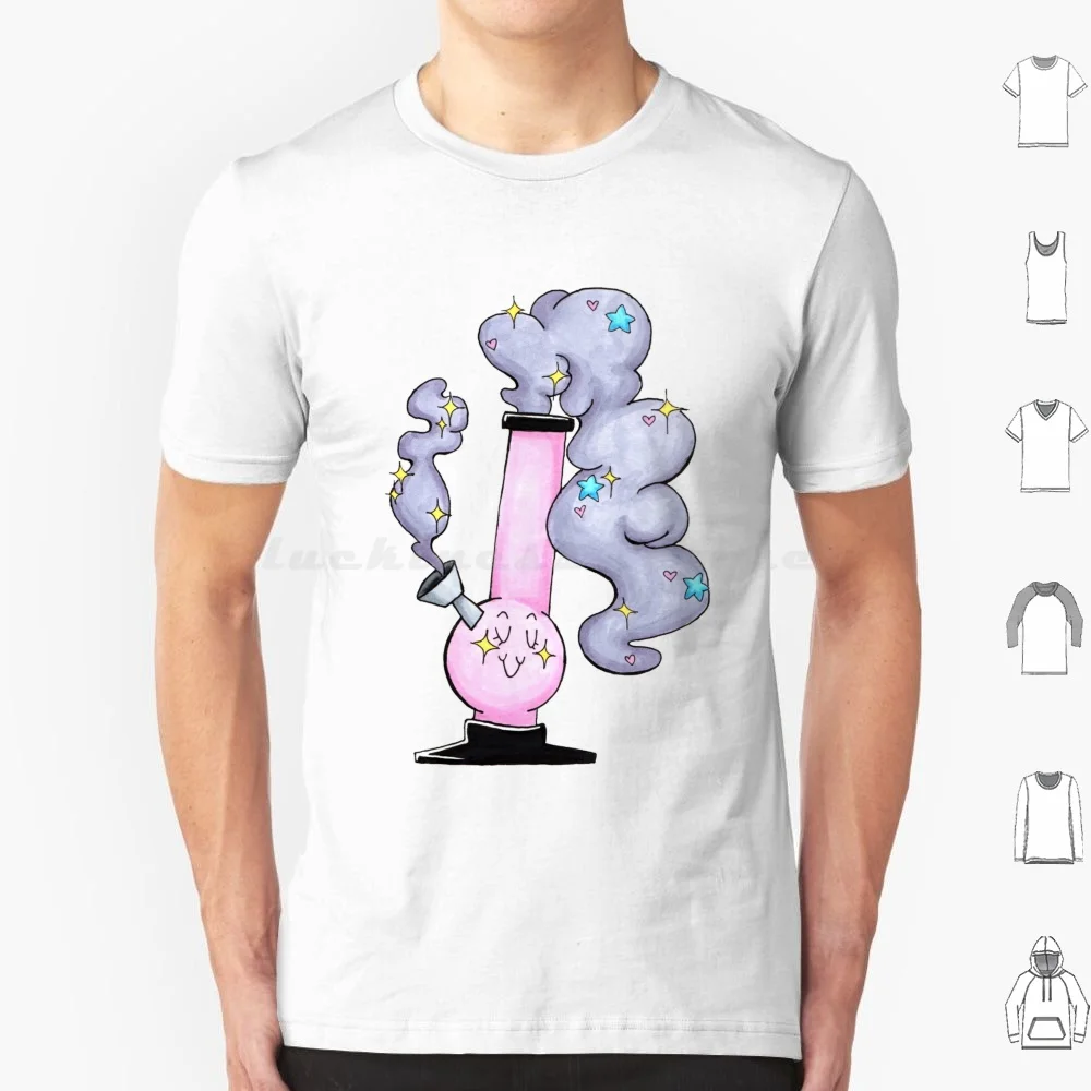 Magic High T Shirt 6xl Cotton Cool Tee Bong Weed Cute Pastel Kawaii Dream Unicorn Sparkle Drugs High Pot