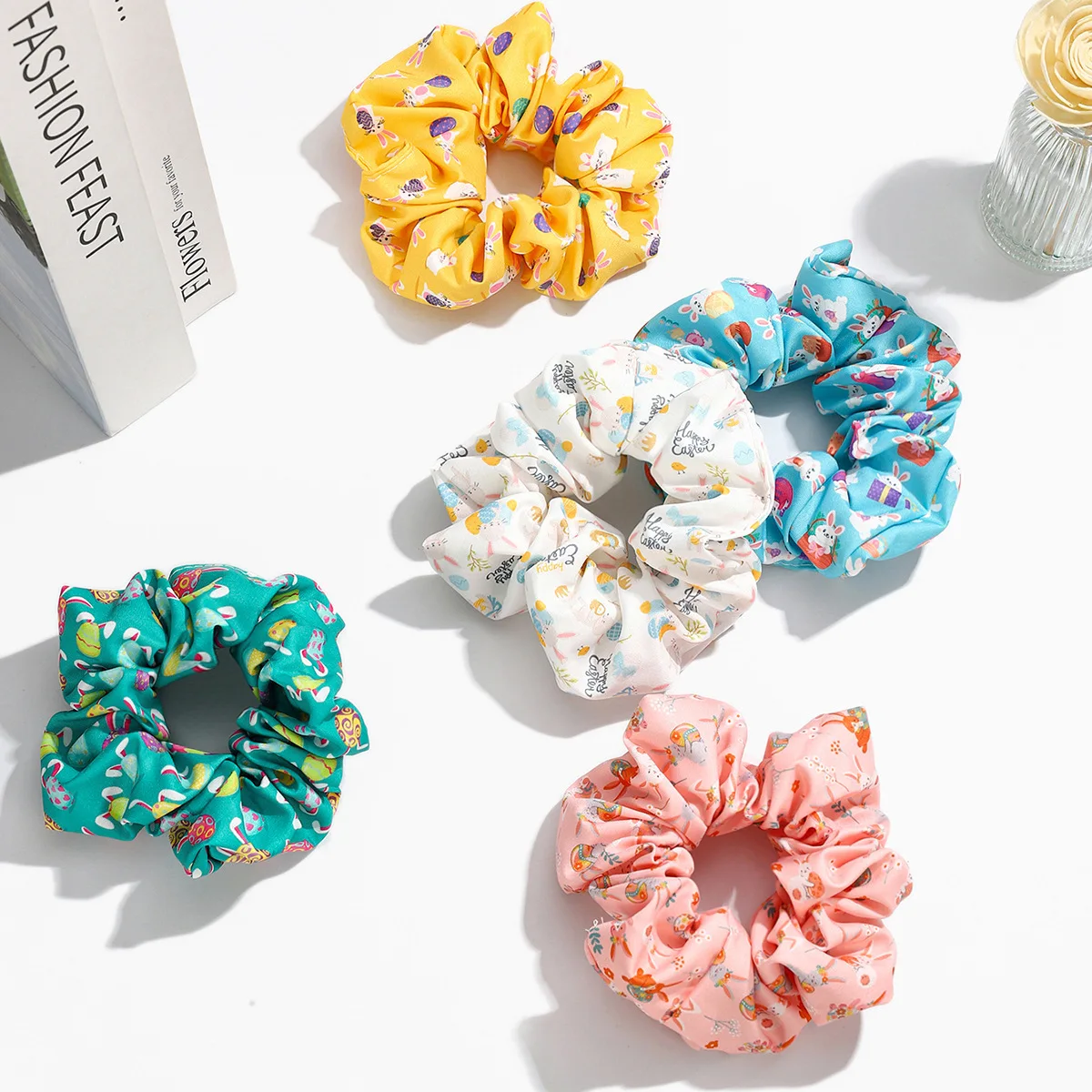 Wholesale Summer Style Happy Easter Day Easter Bunny Printing Eggs Hair Band Cute Girl Hair Accessories Women Head Wear