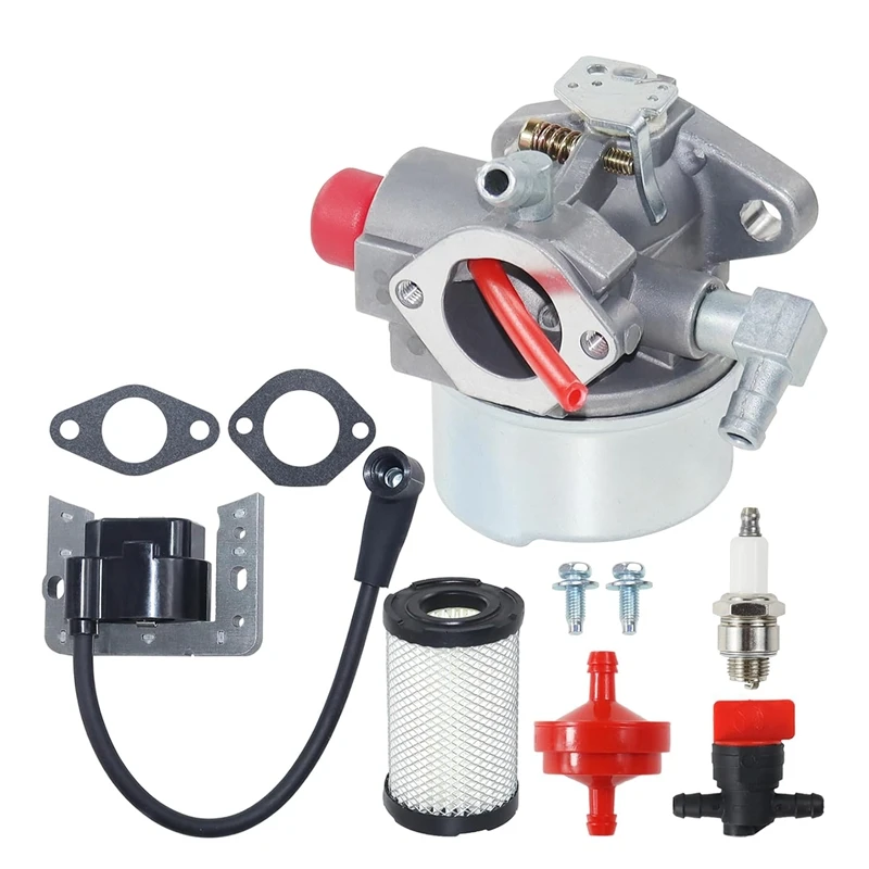 

640339 Carburetor With 35066 Air Filter For Tecumseh 4 Cycle Veritical Engines LV148XA, LV156EA, LV156XA, LEV90, LV148EA Durable