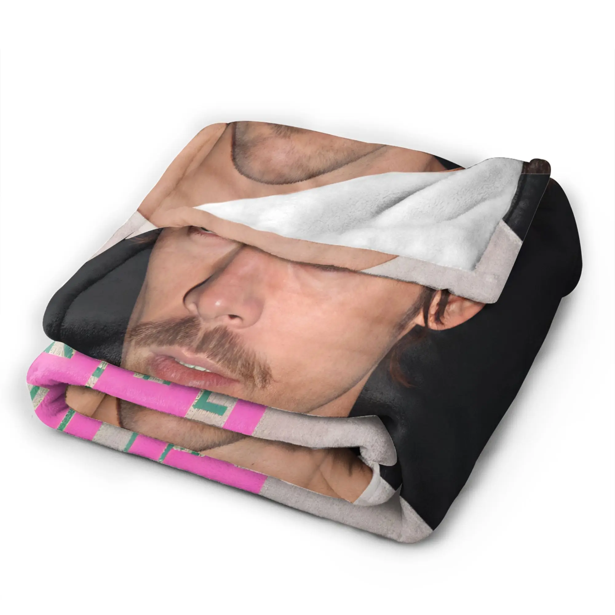 Harrys S-Styles Kiss Al the Time Soft Comfy Blanket  Pattern Picnic Throw Blanket Bedroom Flannel Bedspread Sofa Bed Cover