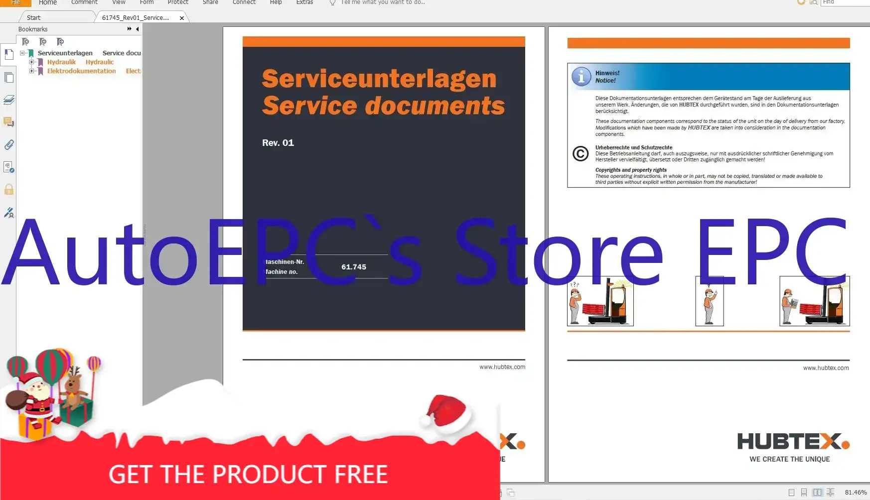 

Вилочный погрузчик AutoEPC Hubtex 4,1 ГБ PDF, немецкий обновленный 2021, сервис и руководство по эксплуатации DVD