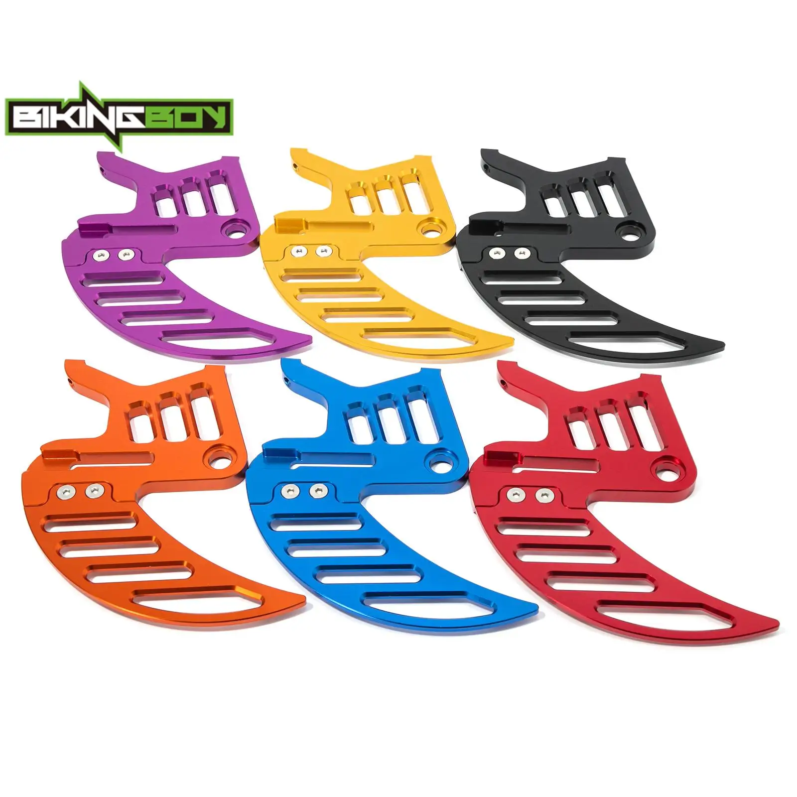 BIKINGBOY Soporte Trasero para Pinza de Freno Simple/Doble y Protector de Disco Tipo Aleta de Tiburón para Altis Sigma / Sigma, Almohadilla Protectora Anticaída MX Eléctrica para Motocross