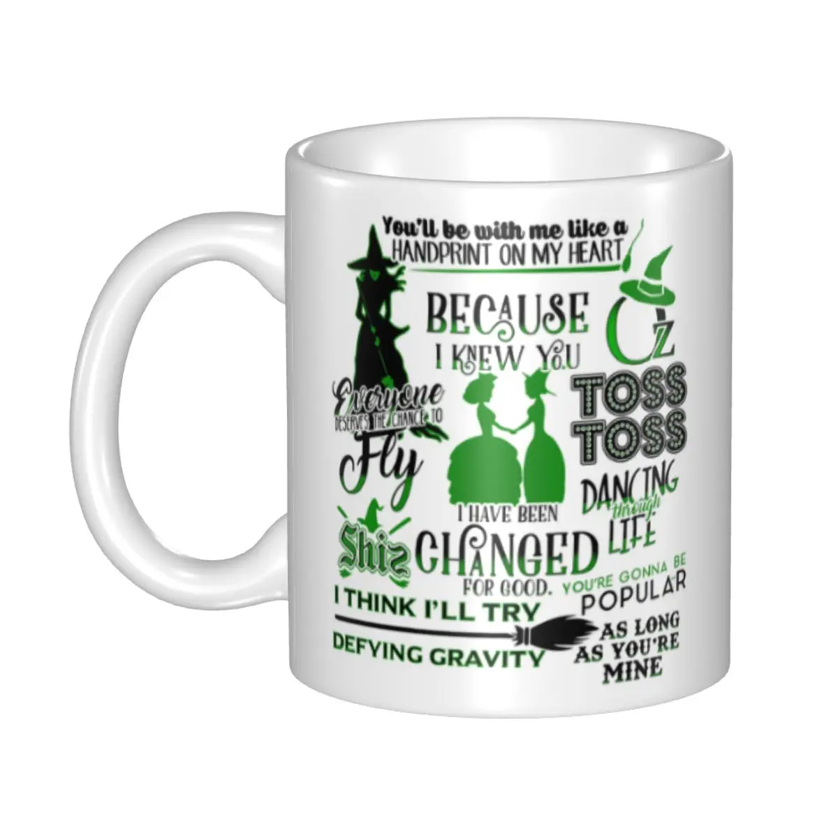 Custom Customized Wickeds Musical Movie Mug DIY Ceramic Milk Tea Coffee Cup