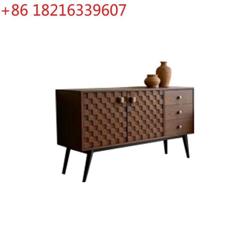 YAO retro dining side home storage dining room locker living room tea cabinet Chinese kitchen storage