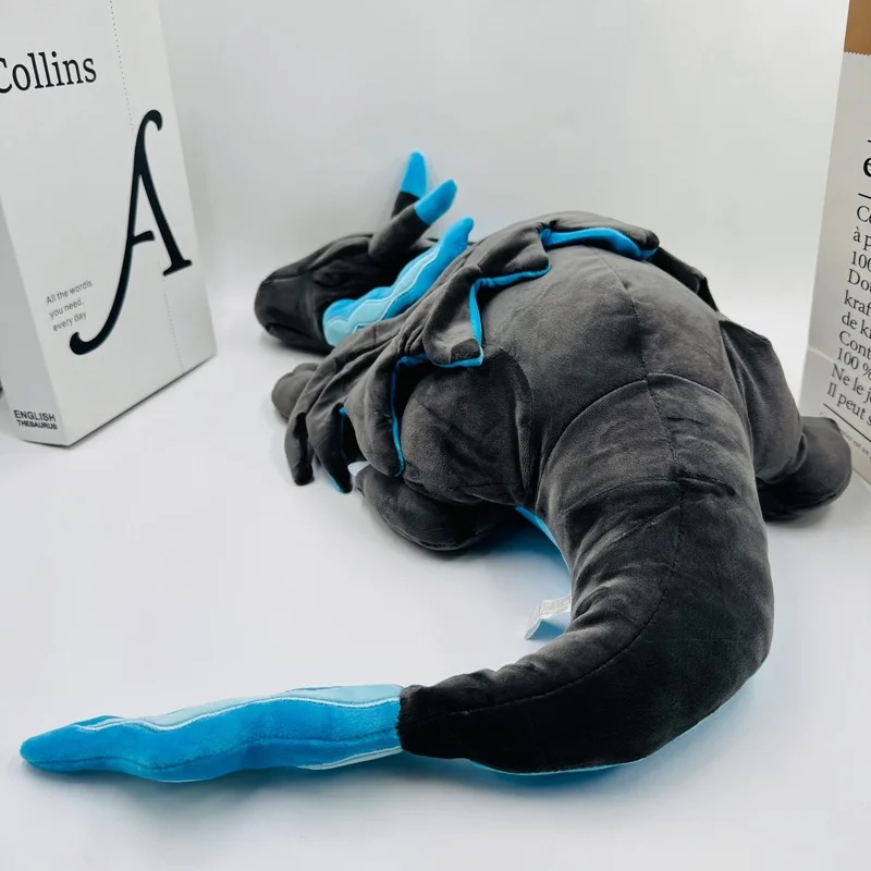 New Large 48cm Blue Sleeping Charizard Plush Doll Toys Super Soft Pokemon Stuffed Animal, Anime Plush Pillow Floor/Sofa Cushion