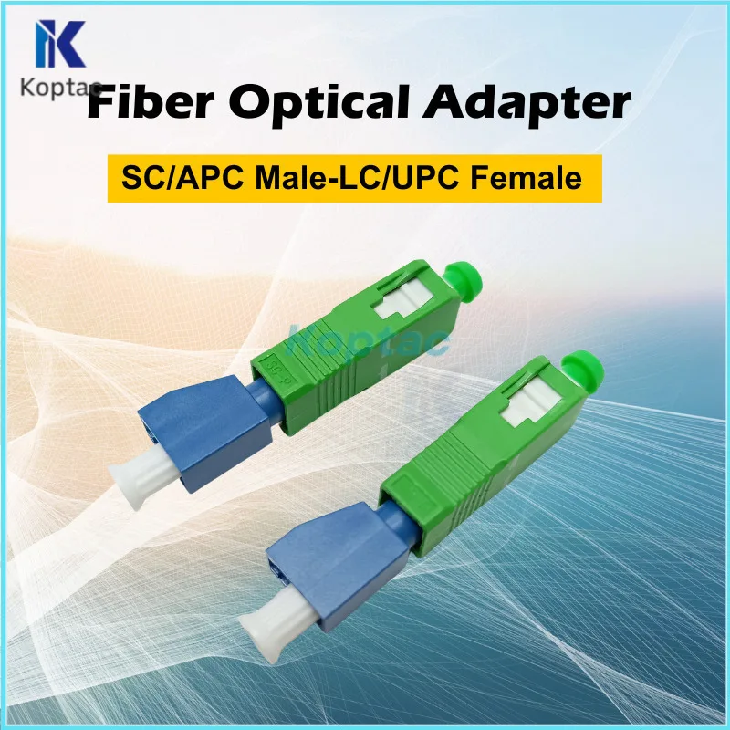 Hybrid Fiber Adapator SC/APC Male-LC/UPC Female SM SC Male To LC Female  Optical Adapter Single mode Fiber Optic Adapter FTTH