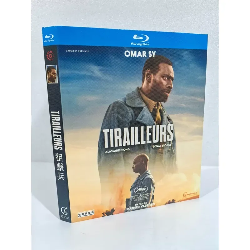 Blu-ray Disc TIRAILLEURS Sniper War Movie High Definition Video Collection
