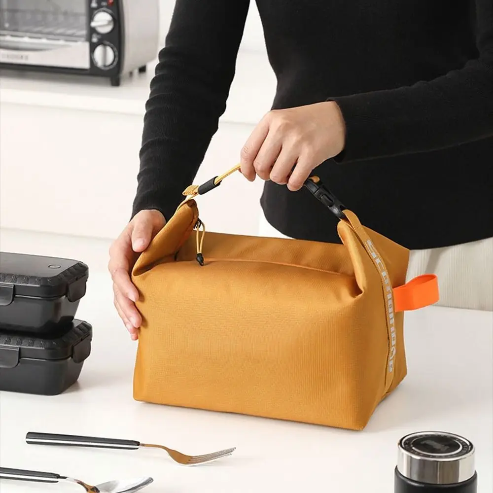 Foldable Fruit Fresh-keeping Pouch Handheld Waterproof Nylon Lunch Bag Large Capacity Fashion Picnic Travel Storage Pouch