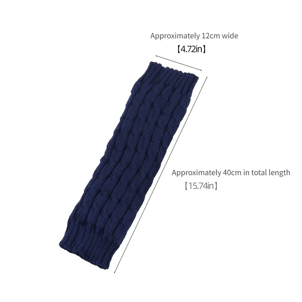 Women's Thermal Knee-High Tights, Fleece Lined Winter Warmers with Non-Slip Sole, Ribbed Fit, For Office & Casual Cold Weather