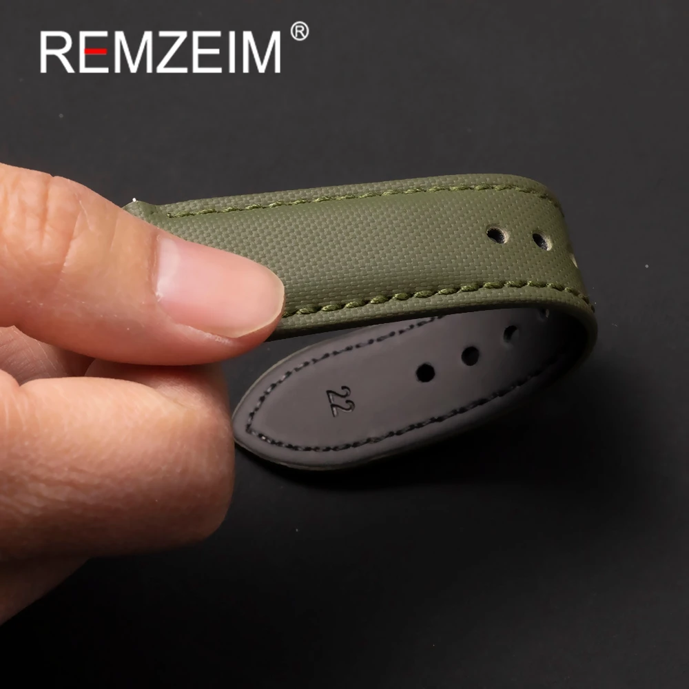 20 мм 22 мм нейлоновые ремешки из парусной ткани, высококачественный ремешок для часов, быстросъемный браслет для часов, мужской и женский спортивный браслет