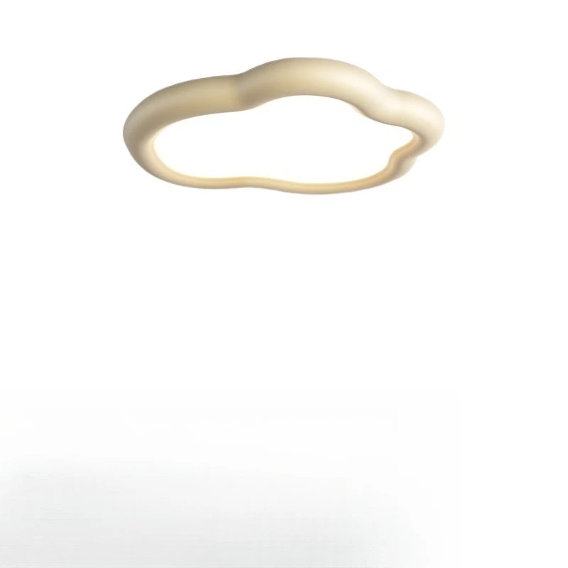 

Full Spectrum Eye Protection Bedroom Ceiling Light Modern Simple Resin Cream Wind