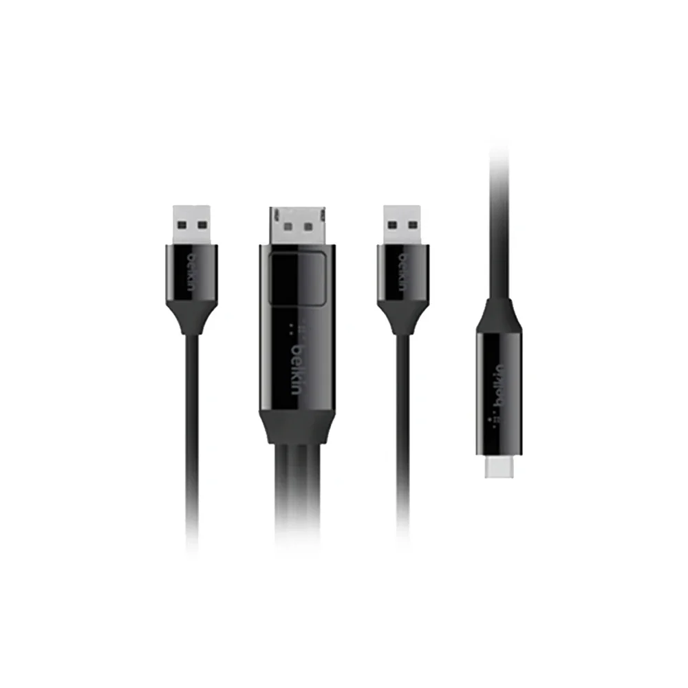 Belkin VR Charge Sync computer cable, supports DisplayPort high-speed transmission, used to connect HUAWEI VR Glass and computer