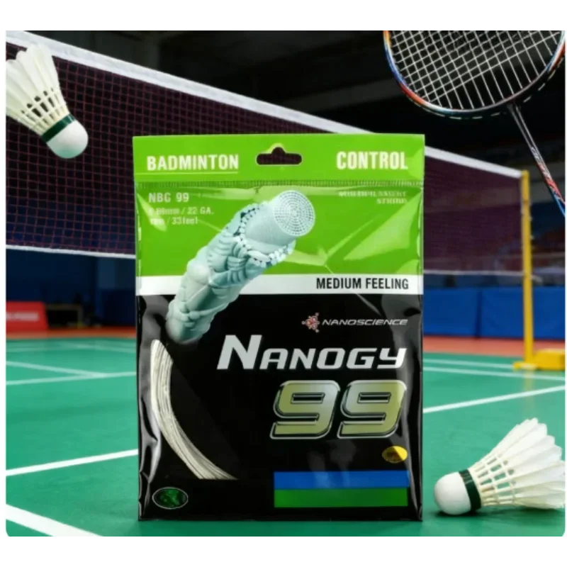 2025 YY Badminton Racket String  Nanogy NBG99 (0.69mm) Endurance Training Competition Professional Durable Wholesaled To Play