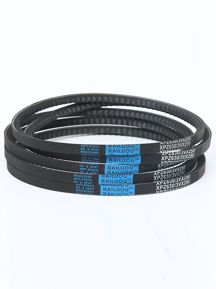 Type XPZ 3VX Raw Edge Cogged V Belt Drive Toothed Conveyor Belts Rubber Transport Strap 512 600 662 710 772 825 925 990 1050mm