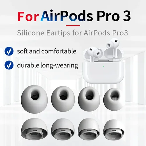 Almohadillas De Silicona Para Airpods Pro 3 Almohadillas