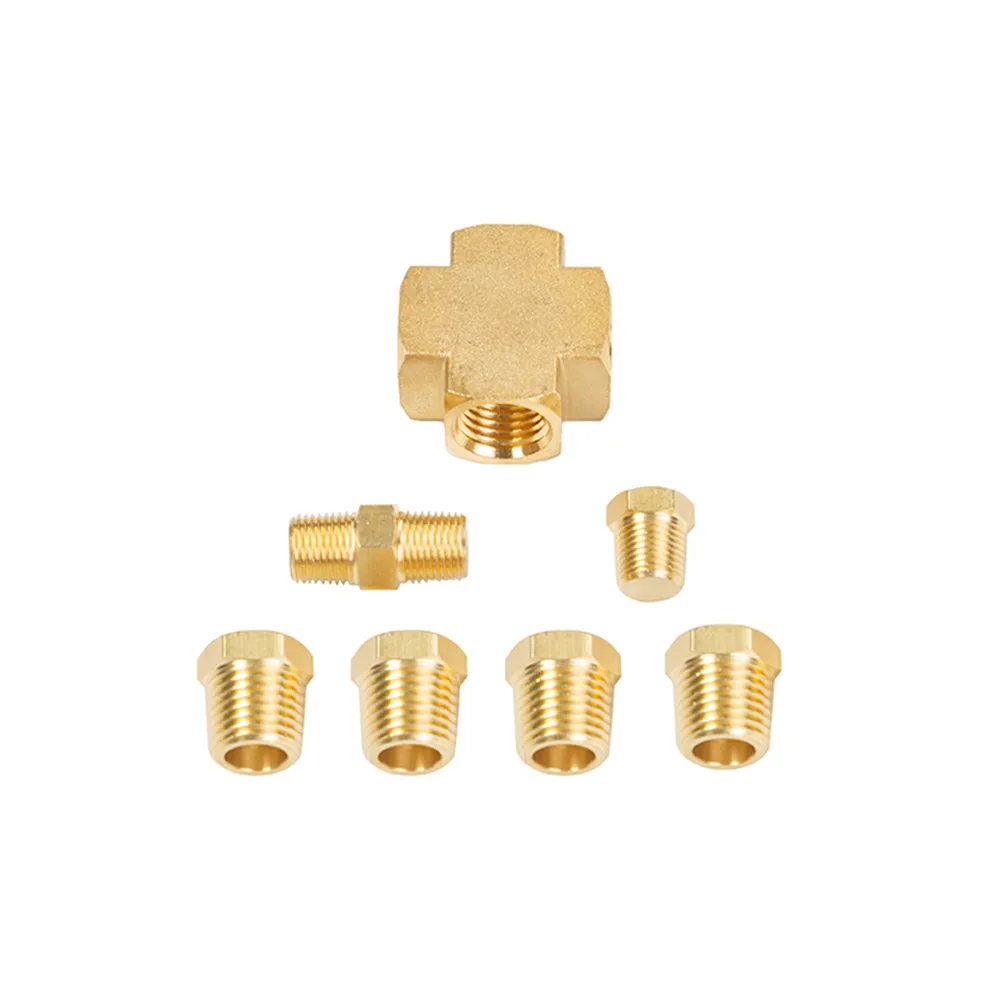 1Set Distributore adattatore per auto per distributore di pressione dell'olio Mittente Sensore di temperatura dell'olio 1/8 pollici-27 NPT 1/4 pollici-18 NPT
