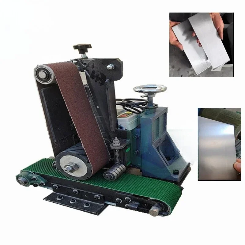 Small Automatic Plane Polishing Machine Portable Metal Sheet Flat Surface Polishing Equipment for Workshop Laboratory