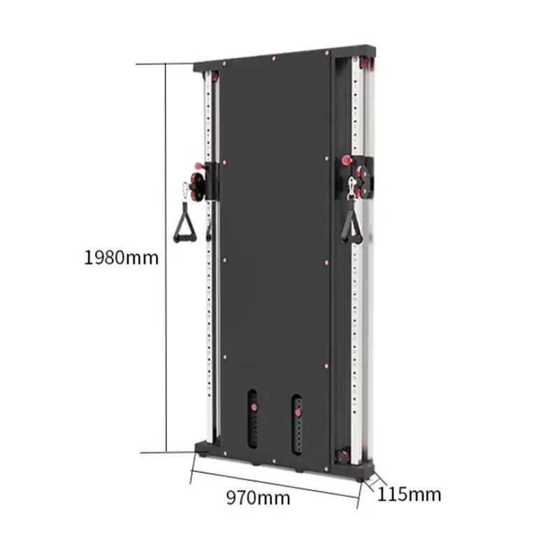 High Quality Multi-function Fitness Strength Machine Wall Mounted Functional Trainer Cable Crossover Machine