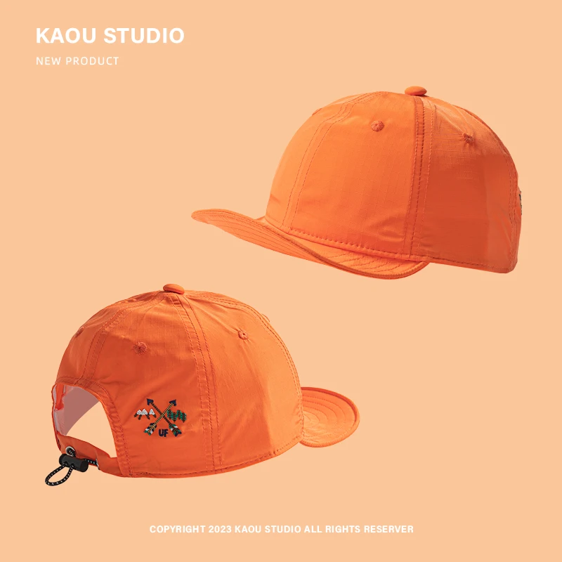 Outdoor Japanese Quick-drying Baseball Cap Trendy Brand Soft Brim Street Men Women Light Simple Breathable Sun Cap