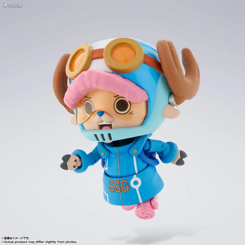 Bandai modelo Original S.H.Figuarts One Piece Tony Chopper 75mm Anime figura de acción modelos de juguete para ensamblaje regalos de modelismo para niños