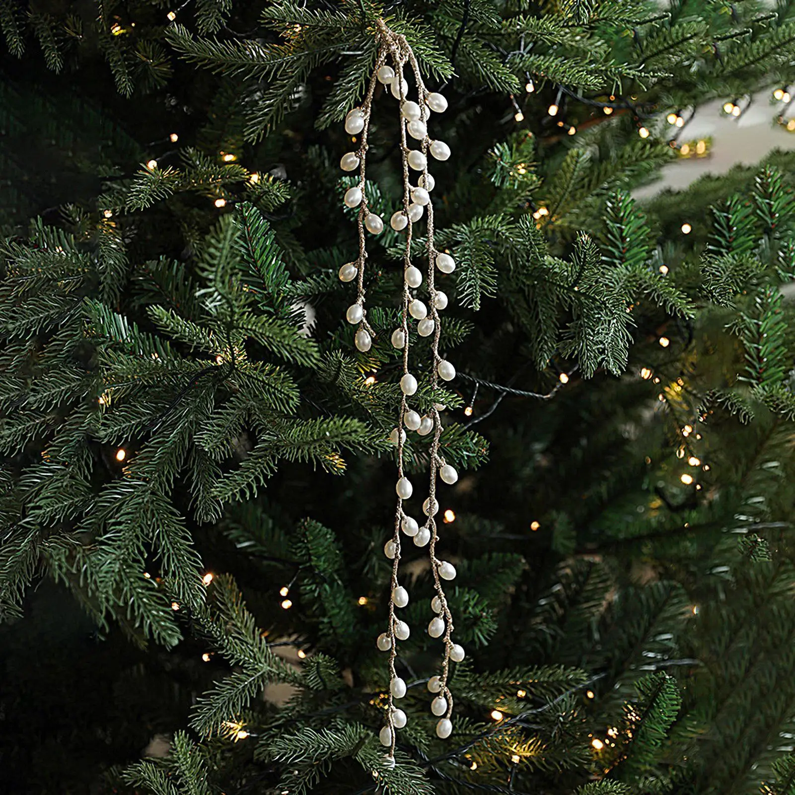 Christmas Tree Filler Glitter Branches Decorations Christmas Picks For Crafts For Indoor Holiday Winter Fall Mantle Outdoor