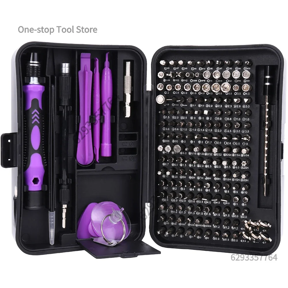 Jeu de tournevis de précision 170 en 1, embouts de tournevis magnétiques, embouts hexagonaux Torx, Kit d'outils de réparation de poignée professionnelle pour ordinateur et téléphone