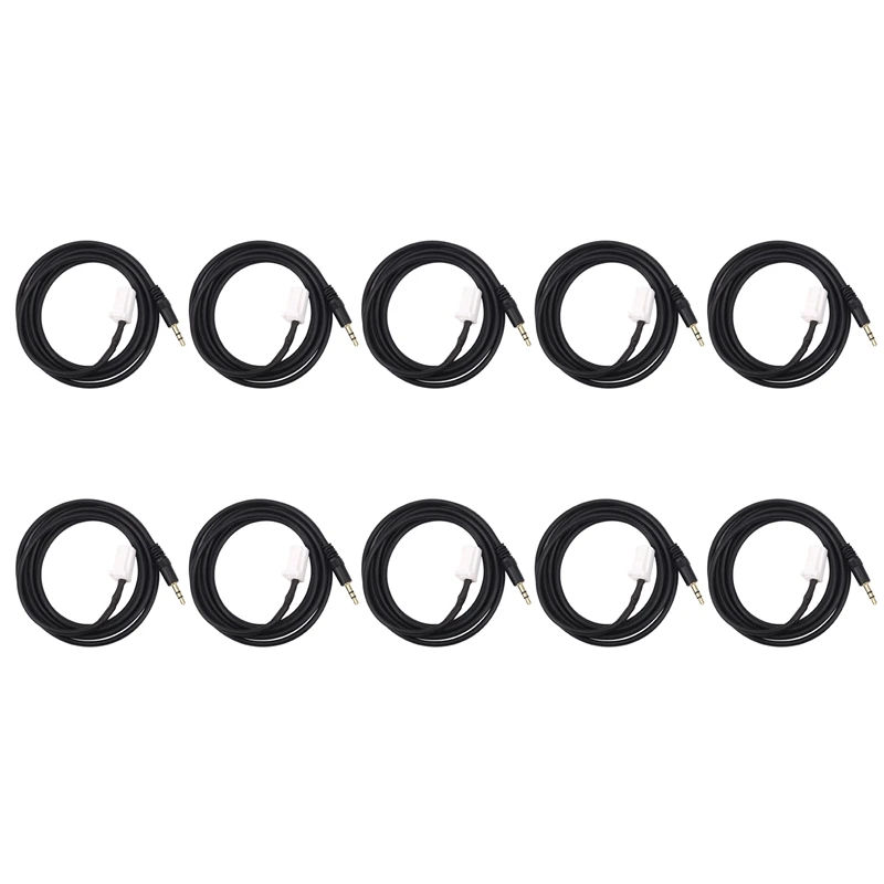 

10X автомобильный AUX-адаптер, аудиокабель, 8-контактный разъем для Suzuki HRV Swift Jimny Vitra