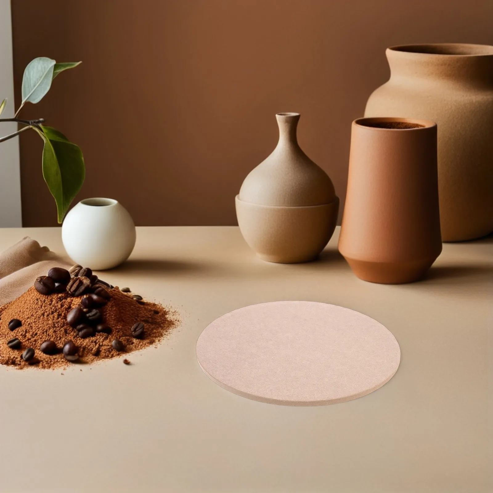 

Thickened Density Board Pottery Wheel Bat Wood Clay Drying Base Plate for Sculpting Ceramics DIY Craft Projects Balanced