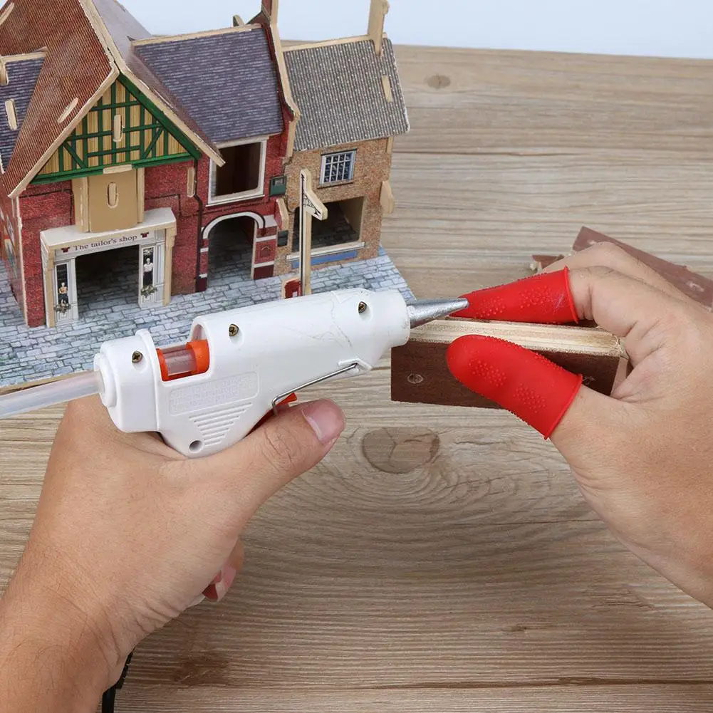 

Противоскользящие колпачки для пальцев с горячим клеем, силиконовый чехол для пальцев, защитный рукав