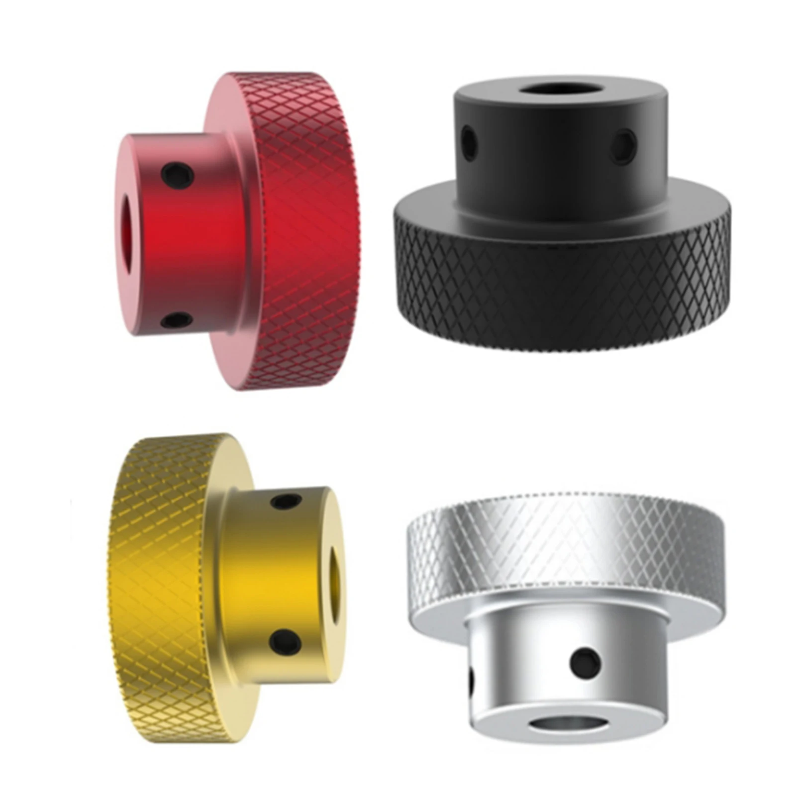 

Маховик из алюминиевого сплава φ30 мм, тисненая ручка, верхний винт, подвижный маховик для машины