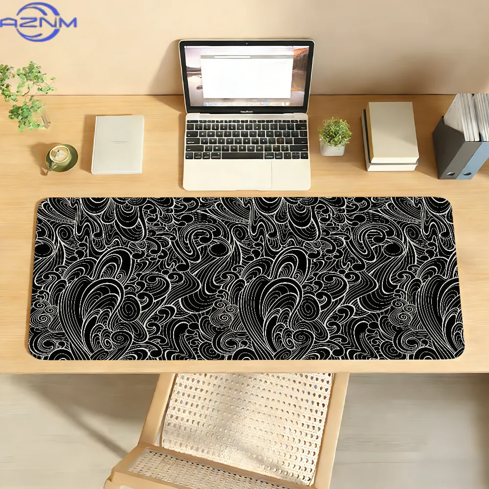 Alfombrilla de Ratón Clouds Antideslizante con Borde Cosido, Alfombrilla de Escritorio para PC y Portátil, Accesorios de Oficina