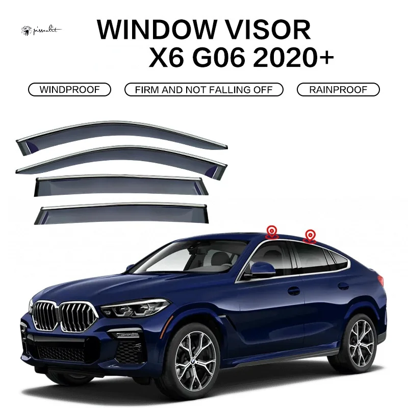 

Козырёк от дождя для BMW X6 2007-2023 E71 F16 G06