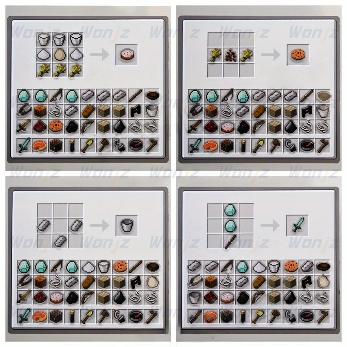 Premium Pixel-style High-definition Fridge Magnets–the perfect pick for gamers! Fun,eye-catching,ideal for DIY magnet projects.