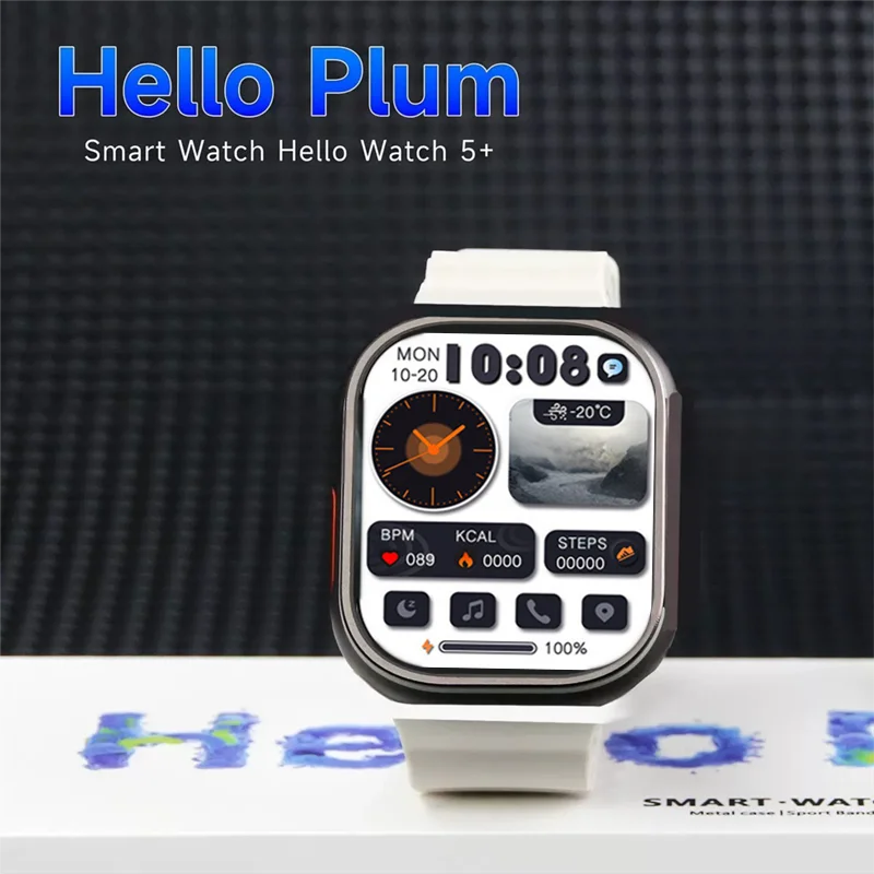 

2025 Nuevo Hello Watch 5+4G Smartwatch 16GB Memoria GPS Posicionamiento Tarjeta SIM WIFI AI Asistente de voz Bluetooth Smartwat