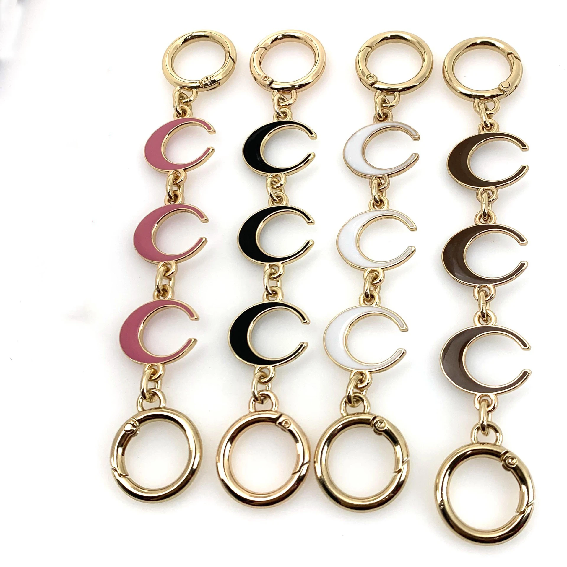 

Lawaia Bag Strap Extension Chain Moon Extenders for Handbag Renovation Bag Shoulder Strap 15cm Fashion Accessories